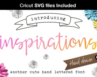 Digital font - Script Font Handwriting font svg font Wedding font Cricut design Monogram design lettering svg fonts
