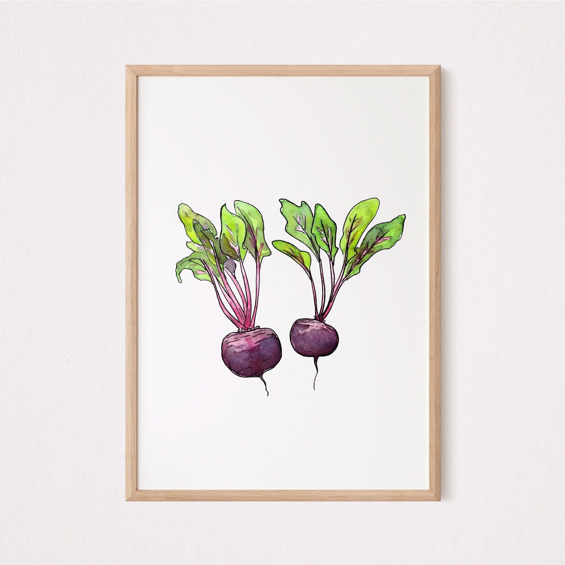 Set of Vegetables Watercolor Printable Art, High Quality Digital ...