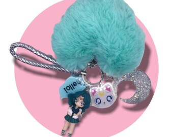 Sailor Neptune Keychain - Etsy