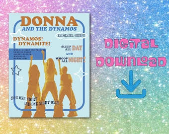 DONNA and the DYNAMOS *digital download* | Mamma Mia | Film Poster