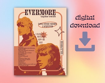 EVERMORE *digitaler Download* | Taylor Swift | Album Poster
