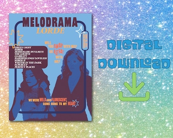 MELODRAMA *digitaler Download* | Lorde | Album Poster