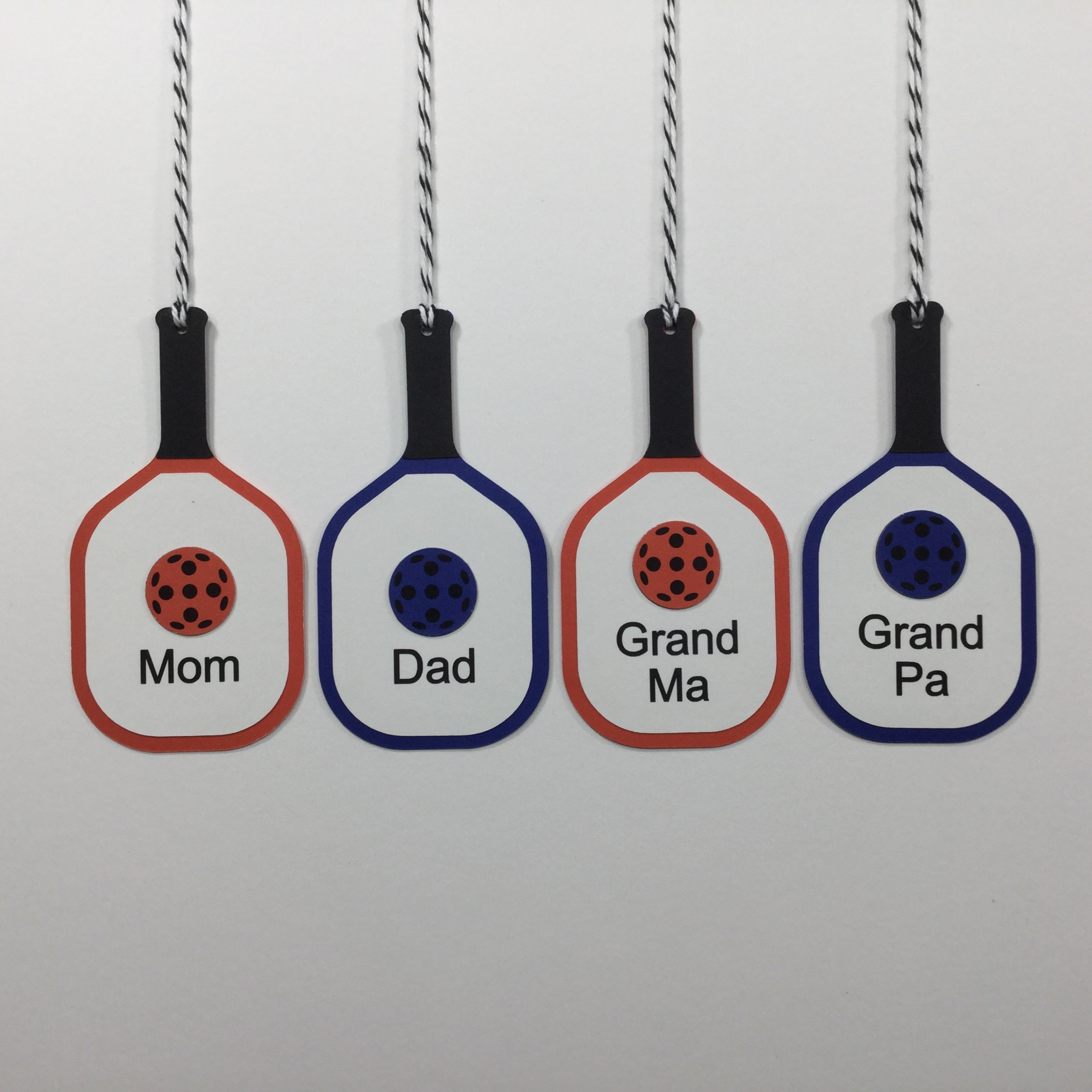 Pickleball Christmas Gift Tags Birthday Gift Tags Pickleball Etsy