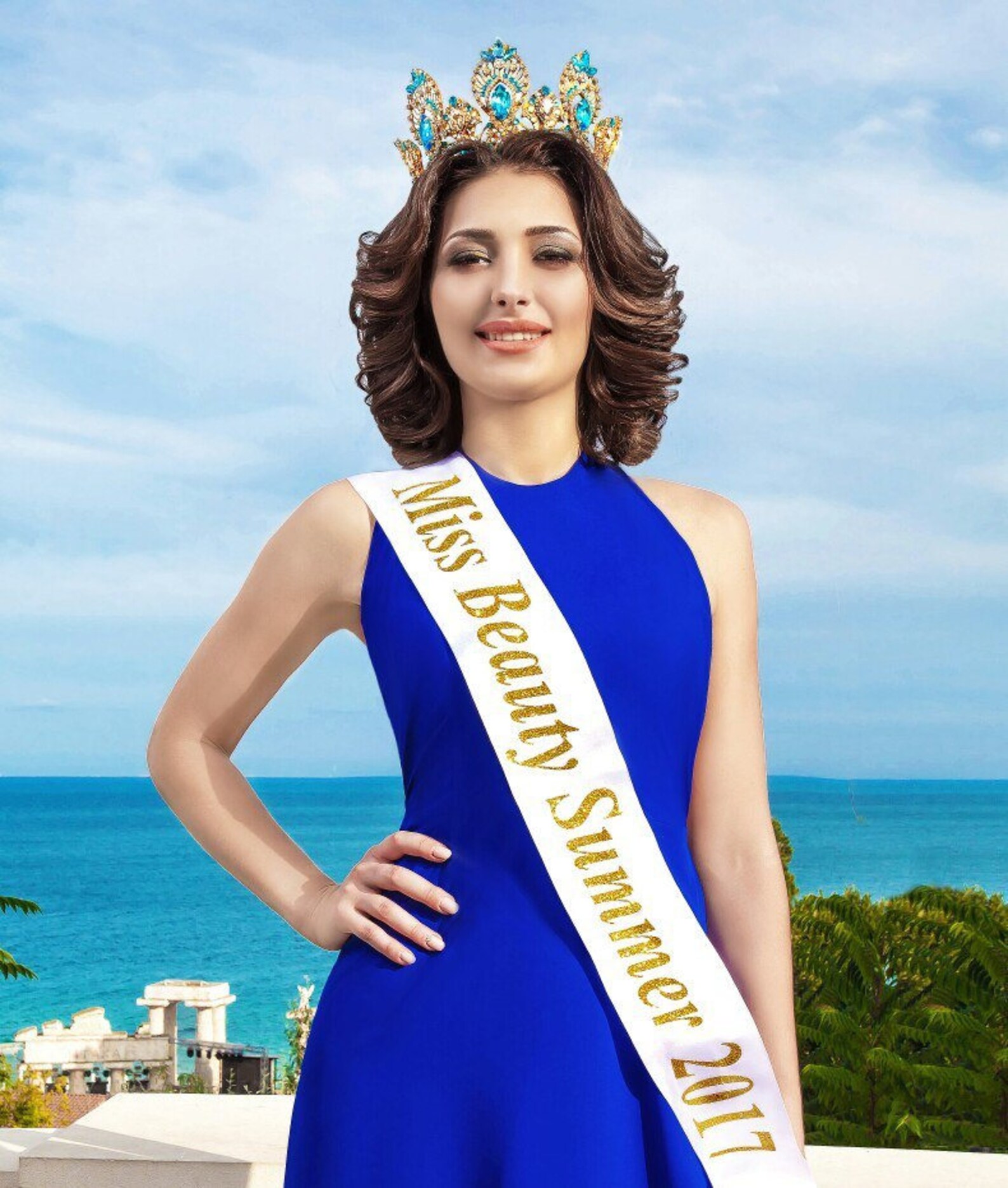 Crown Ukraine Blue and Yellow Crown Gold Colour Crown Tiara Etsy