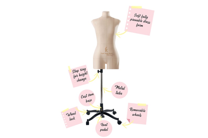 Sewing Dress form Soft Flexible Fully Pinnable Professional Etsy