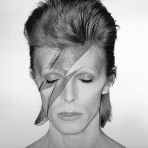 Reproduction de David Bowie sur carte photo brillante au format A4, impression rétro, décoration d'intérieur