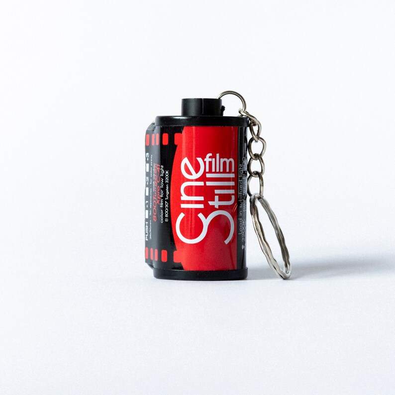 Keychain film canister roll Kodak Fujifilm Cinestill Etsy