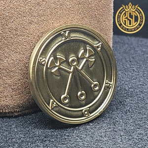 MARBAS Margas Barbas demon sigil Ars Goetia King Solomon Coin seal talisman