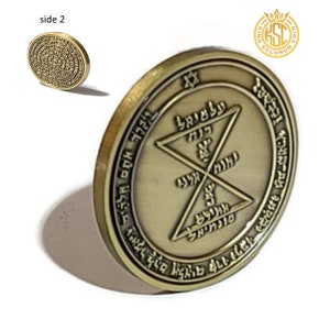 Third Pentacle of Venus 72 names of God kabbalah King Solomon Coin seal talisman