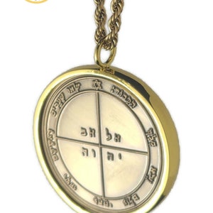 Fifth Pentacle of Mercury Necklace: King Solomon Seal Talisman