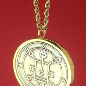Vassago Demon Sigil Necklace King Solomon Seal Goetia Talisman