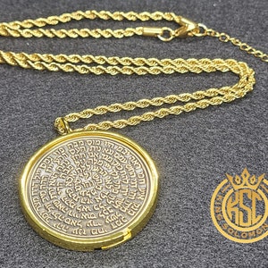 Sju ärkeänglars sigillhalsband, skyddande vägledningstalisman, 72 Guds namn, kabbala-amulett bild 6
