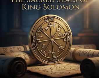 44 Pentacles Seals Ebook : King Solomon Coin User guide, Mystical Protection (PDF)