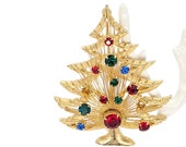 Vintage Brooks Harp Christmas Tree Brooch Retro Women 39 s Costume Jewelry Brooches and Pins