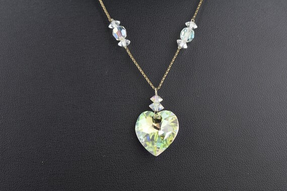 Tiny Tortue Aurora Borealis cristal strass tortue collier pendentif