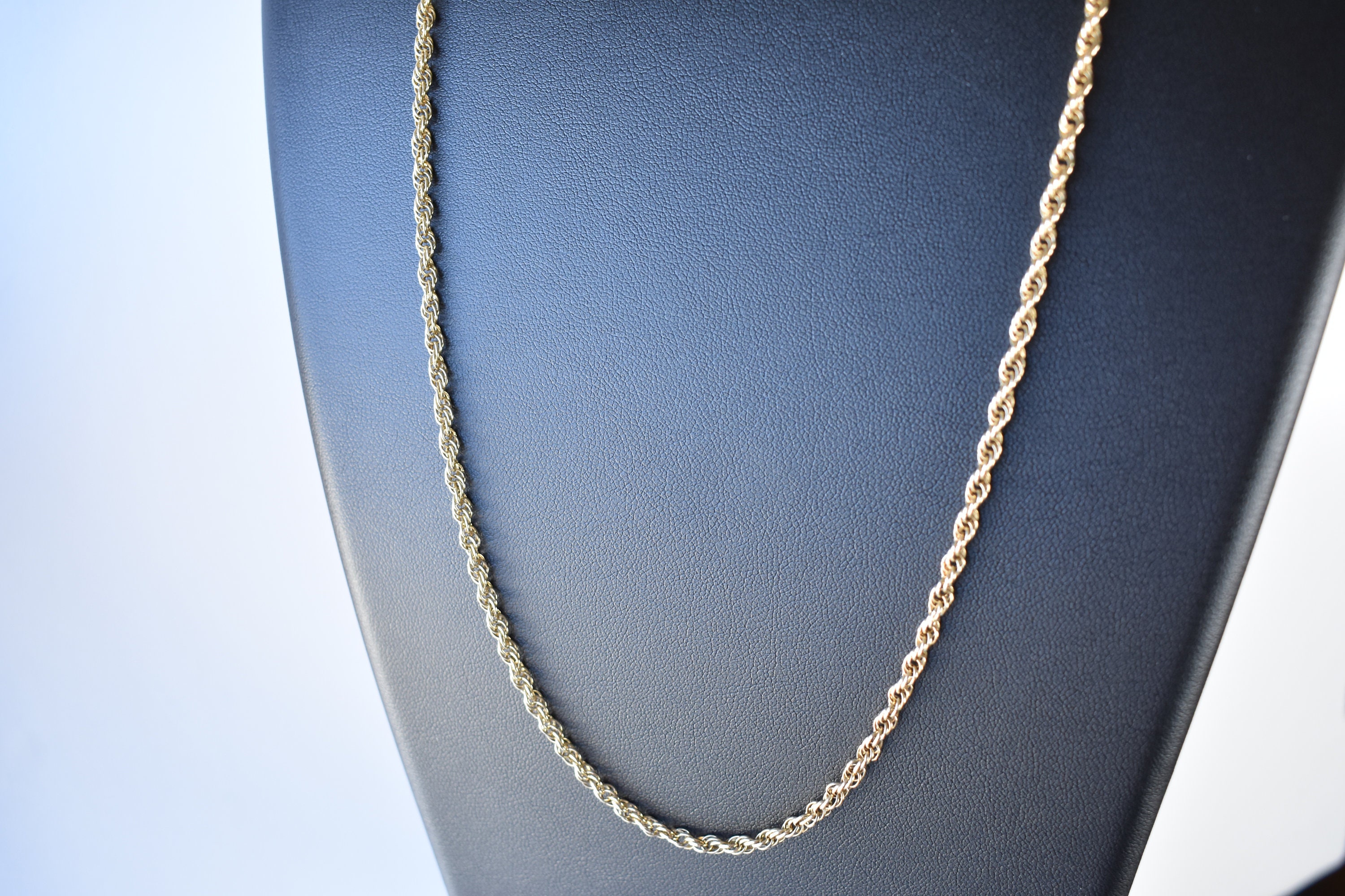 Chain 14K Karat Fine Gold 25 Inch 10 Grams Necklace Vintage Etsy