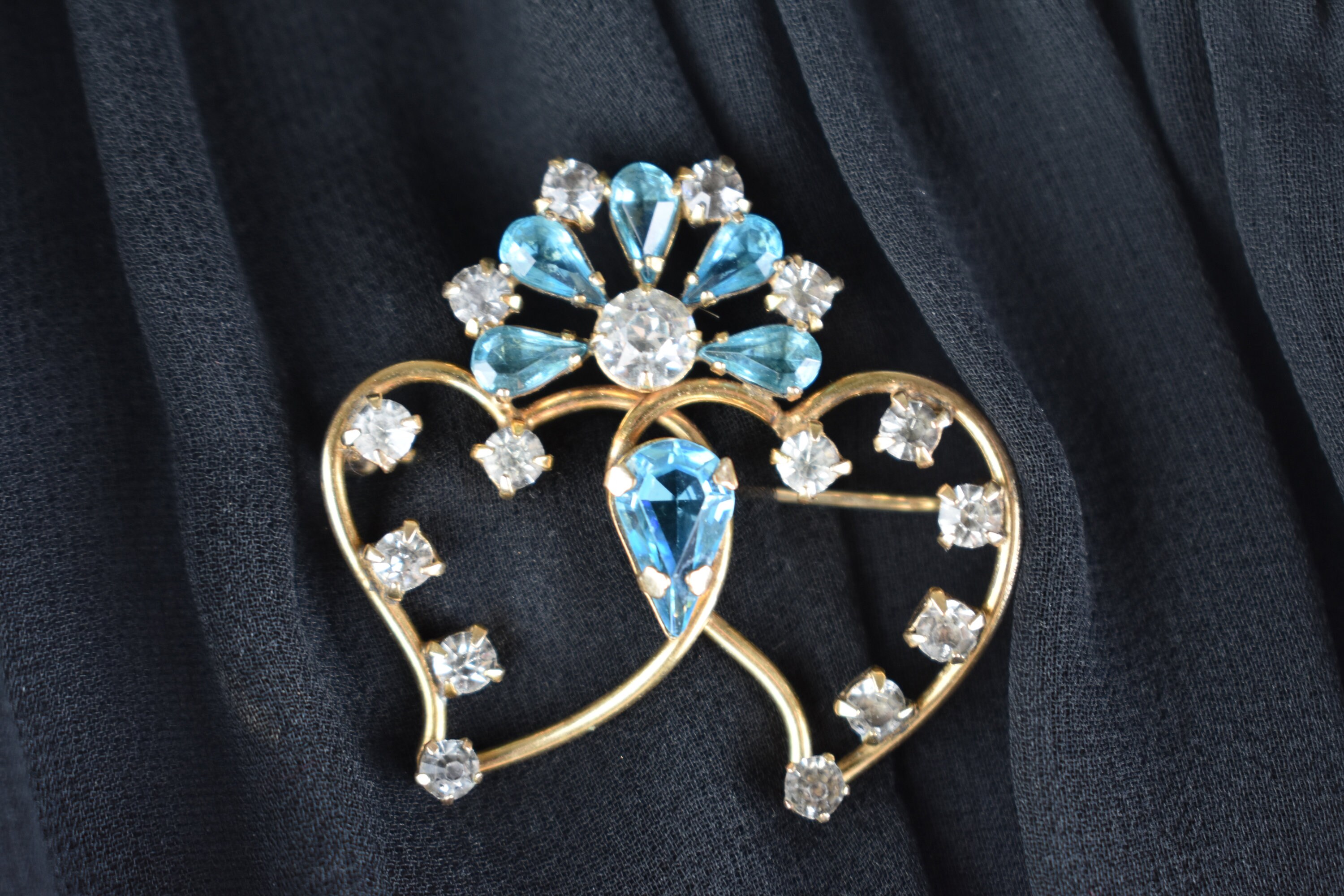 Brooch and Earring Set B&N 12K Gold Filled With Two Etsy