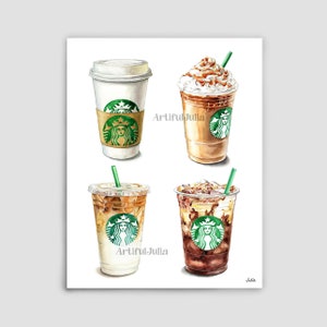 Coffee Poster But Coffee First Art print Modern Coffee Decor Coffee Print College Student Gift Kitchen Decorof original watercolor painting