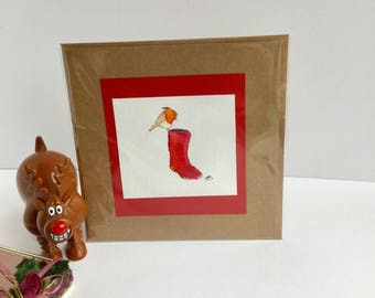 Hand painted christmas cards | Etsy