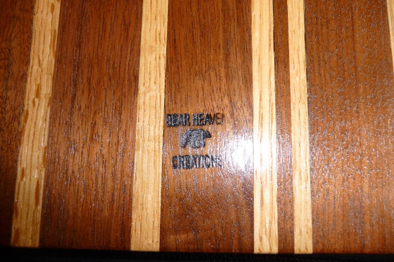 Black Walnut /& Oak Cutting Board Quality American Handmade Lifetime Guarantee