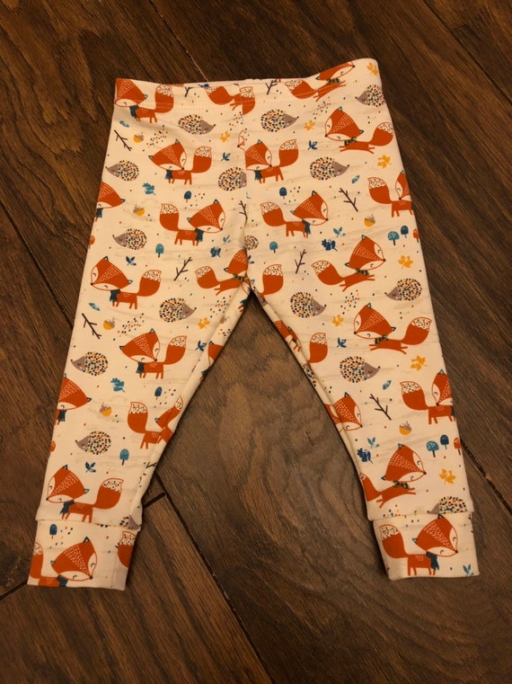 baby girl cream leggings