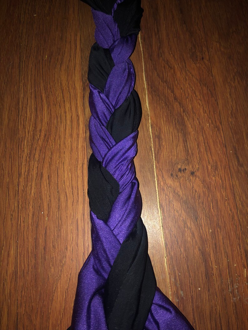 Black/Color Coice Braidin Horse Tail Wrap Etsy