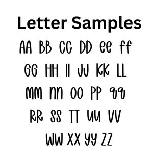 May include: A black and white image showing letter samples of the alphabet in a handwritten font. The letters are arranged in pairs, starting with AA and ending with ZZ.
