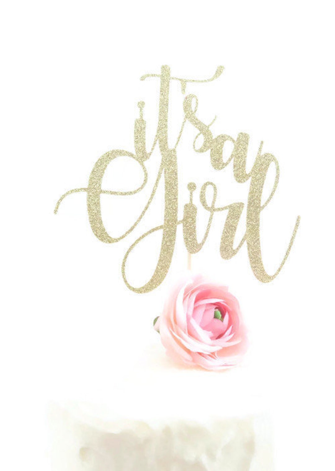 It's a Girl Cake Topper Baby Shower Cake Topper Baby Girl Cake Topper ...