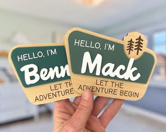 Let the Adventure Begin Baby Announcement, National Park Birth Announcement, Baby Shower Gift, Gender Reveal, Newborn Photo Prop