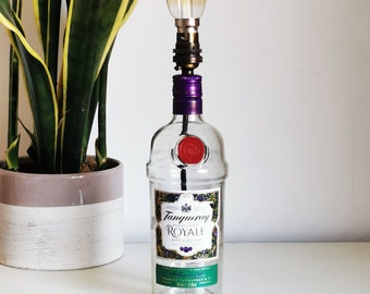 Tanqueray Blackcurrant Royale Gin Bottle Table Lamp