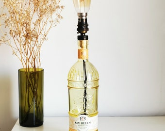 City of London Six Bells Lemon Gin Bottle Table Lamp