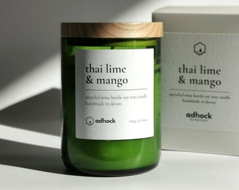 Thai Lime & Mango Wine Bottle Candle