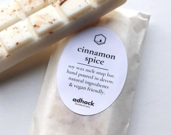 Cinnamon Spice - Soy Wax Melt Snap Bar