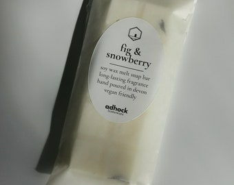 Fig & Snowberry - Soy Wax Melt Snap Bar