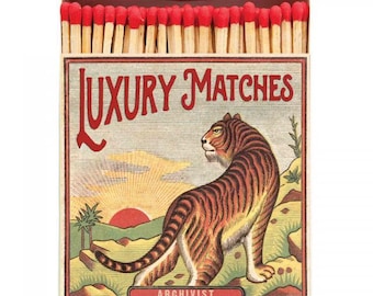 Tiger Design Luxury Candle Matches