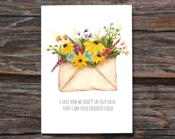 Funny Mother's Day Card For Mom Mother's Day Card Funny Sarcastic Mothers Day Handmade Greeting Card