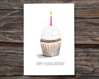 Funny Birthday Card Friend Birthday Card Hilarious Birthday Card for Her Snarky Birthday Card for Him Friend Greeting Card