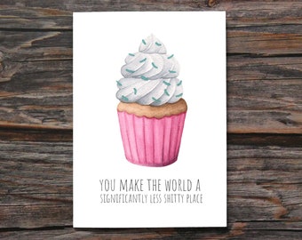 Funny Birthday Card Hilarious Birthday Card for Her Snarky Birthday Card for Him Friend Birthday Card Friend Greeting Card