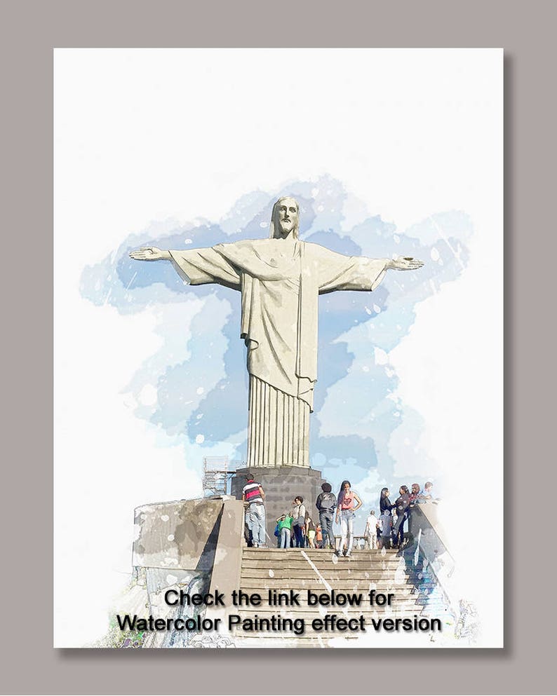 Christ the Redeemer Print Christ the Redeemer Digital Print - Etsy Hong ...
