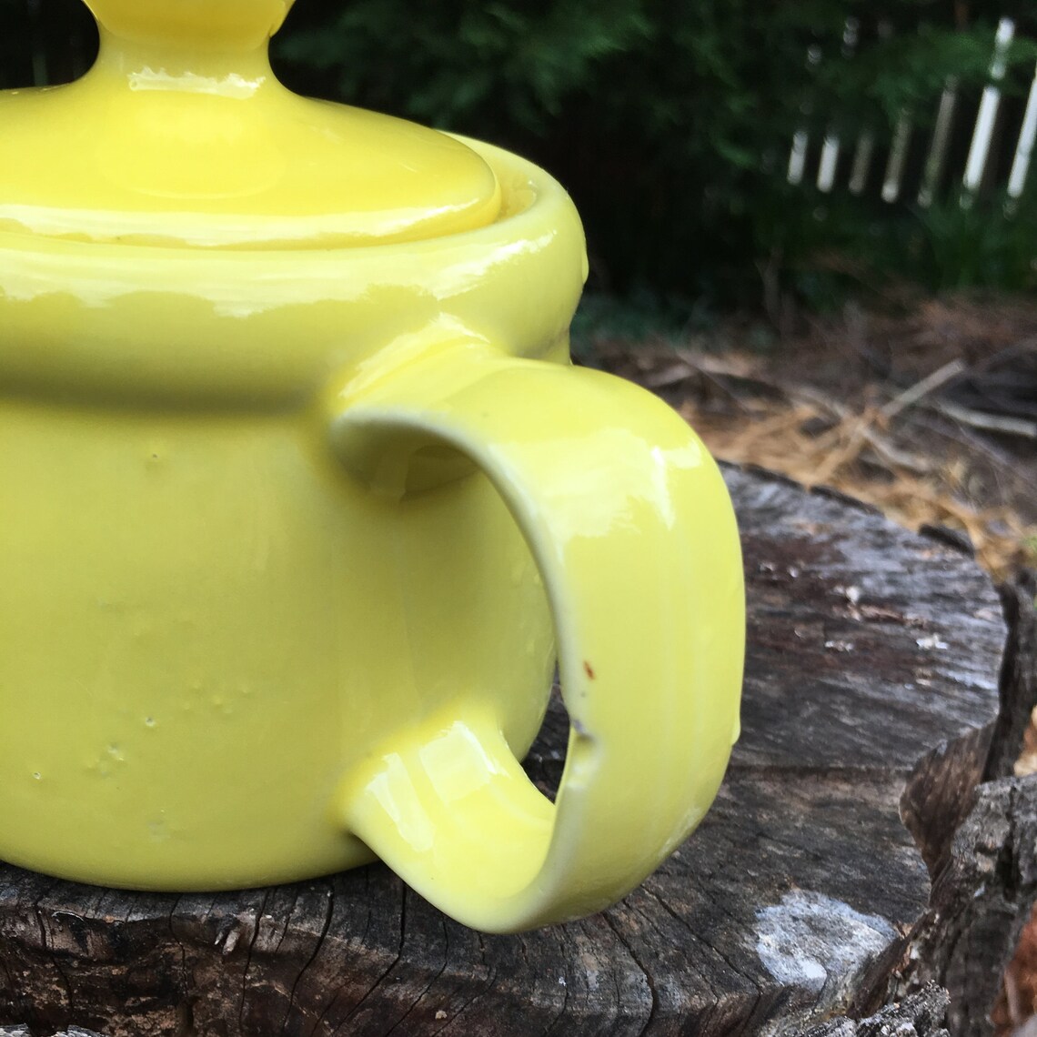 Mccoy Personal Teapot Yellow Vintage Rare Etsy