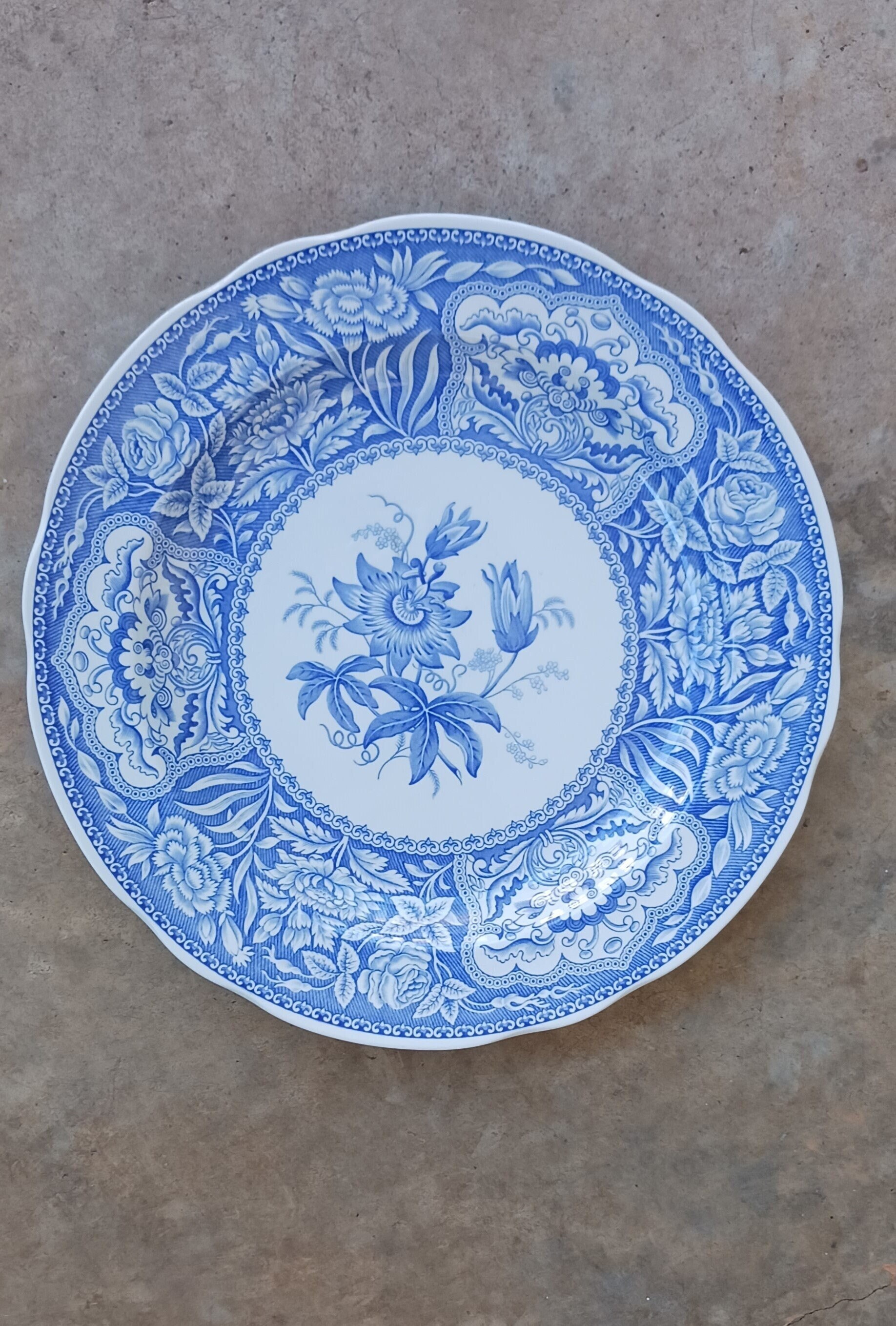 Spode Blue Room Collection Inch Plate Floral