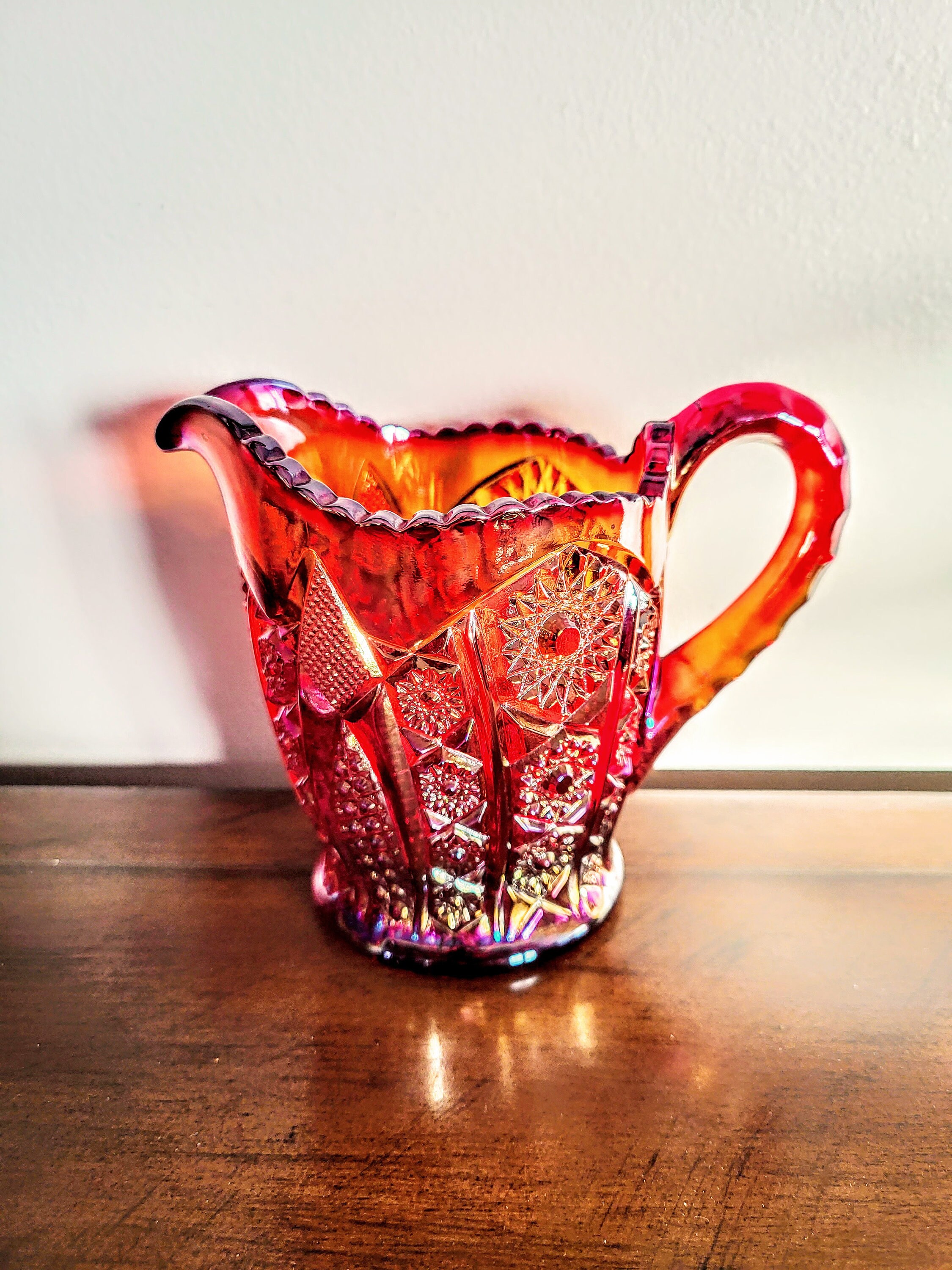 Red carnival pitcher - Etsy 日本