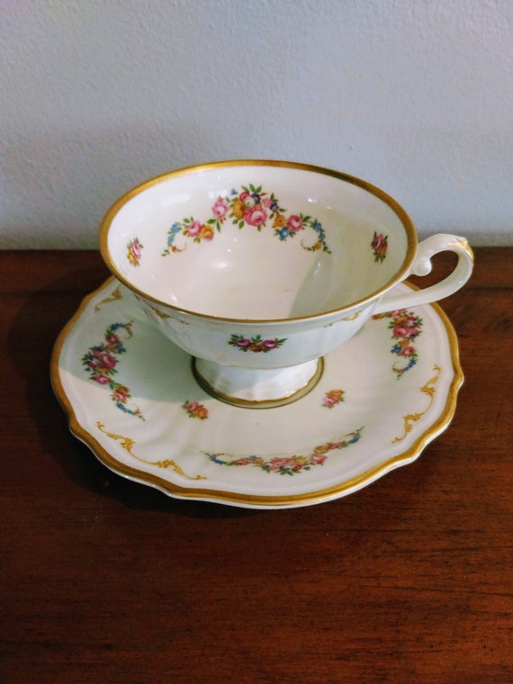 ROSENTHAL PARZIVAL Porcelain Teacup and Saucer Set/very Rare