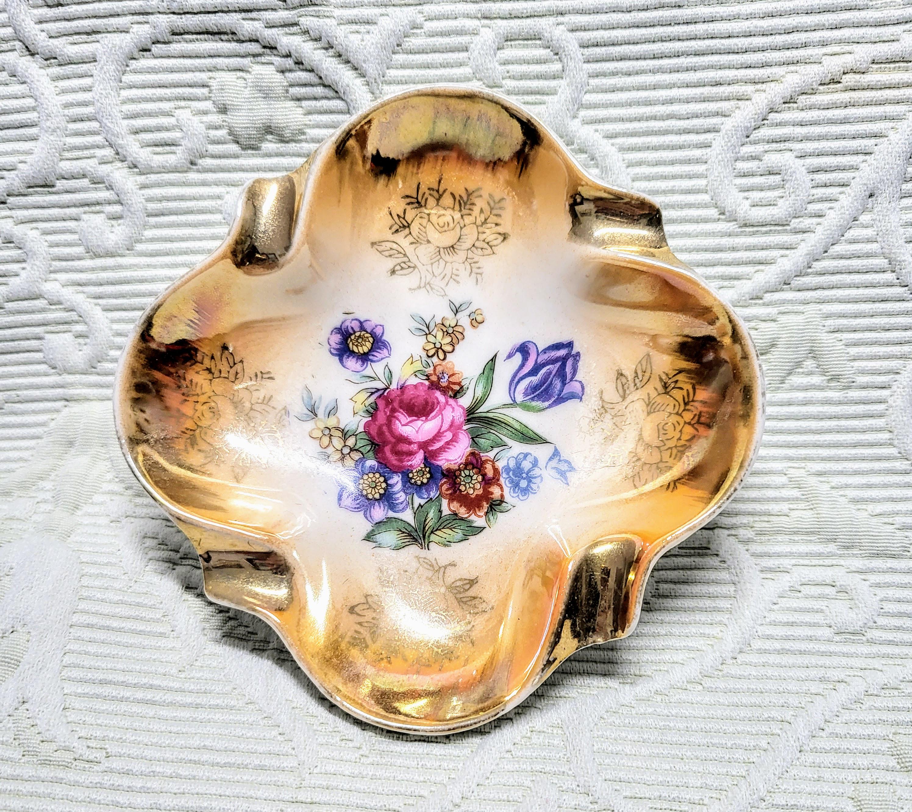 灰皿の花柄 - Etsy 日本