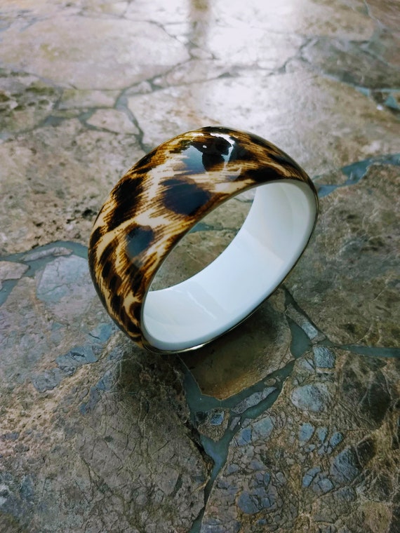 Bracelet Imprimé Léopard – Comme Neuf, Jamais Porté – Accessoire Tendance Animalier