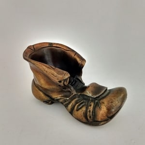 Solid Brass Antique Style Paperweight Décor Shoe/Collectible Décor Office Desk  Accessory Heavy Shoe/Home Décor Gift Idea/no.912