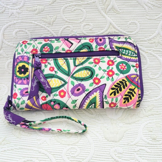 Vera bradley wristlet with phone holder sale