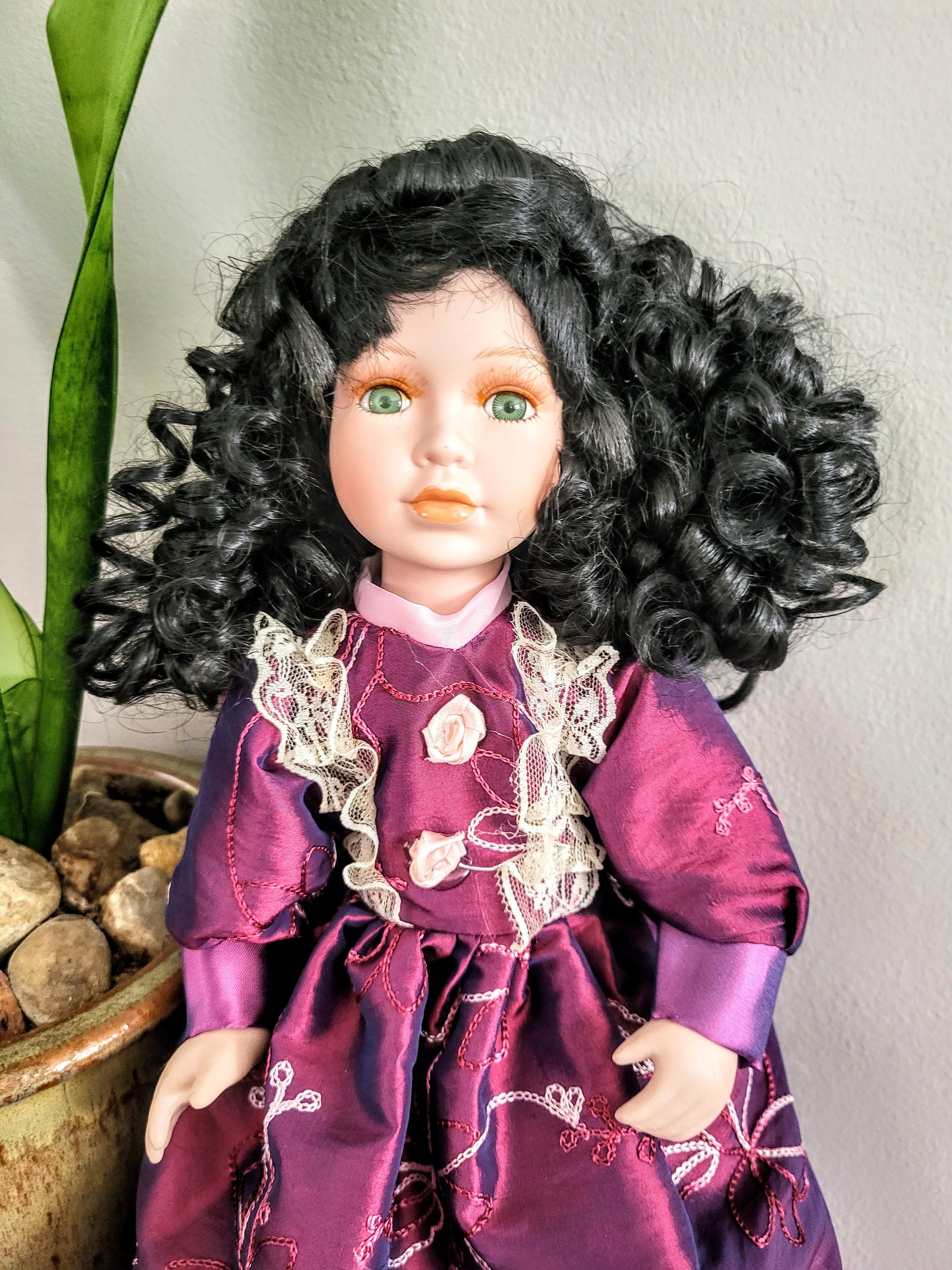 18世紀 磁器人形 Demai ORIGINAL ヨーロッパ貴族 高さ35cm 18世紀風