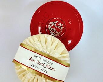 Barra de jabón perfumada vintage descontinuada ROGERS & GALLET/Jabón de decoración de baño coleccionable francés raro/Colección Jean Marie Farina/Idea de regalo/67