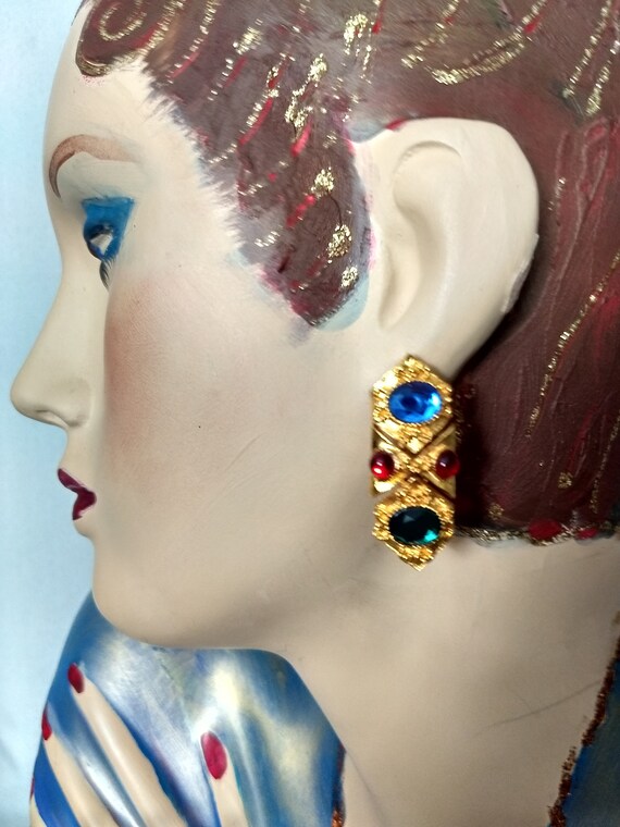 Multicolor Antique Necklace With Earrings